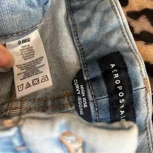 Aeropostale Light Blue Curvy Jeggings
